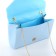 Women's bag on magnet, blue color
