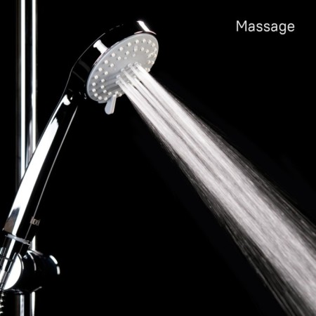Shower set IDDIS BILD BIL3F65I16, stand, watering can 3 modes, hose, chrome-3