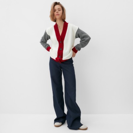 Cardigan Female Minaku, Ecrew color, size 42-4