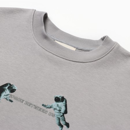 Women's T-shirt MIST MOON, light gray, r.50-1