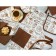 Serving napkin Dolce vita, size 40x40 cm, beige color