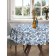 The tablecloth “Birds from Gzhel”, round, Saten, d = 150 cm
