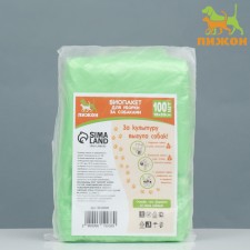 БИО Пакет Майка для уборки за собакой 18 х 33 см, 100 шт, зелёный