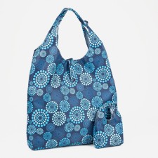 Household bag on the button, the color is blue