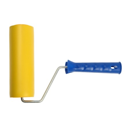 Roller of clamping tundra, rubber, 180 mm, handle d = 6 mm-1