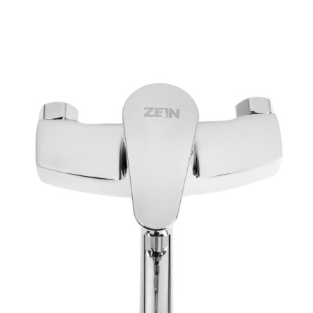 Bath mixer Zein Z2740, pour 35 cm, 35 mm cartridge, with a shower, chrome-4