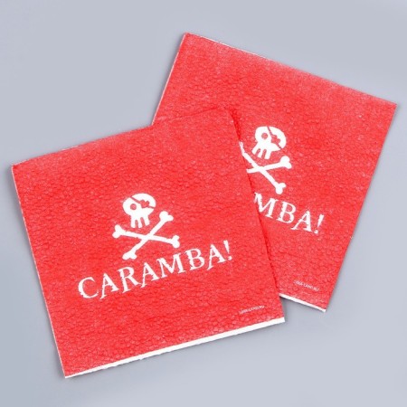 Napkins single -layer “pirates”, 24 × 24 cm, in a set of 20 pcs.-2