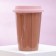 A ceramic glass with silicone lid "Your style", 300 ml, brown color