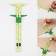 The ruler is multifunctional, for patchwork, 21 × 8 cm, yellow/green color
