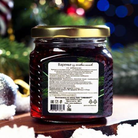 New Year's jam from pine cones, 300 g-1