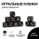 Playing bones, 1.6 × 1.6 cm, set 50 pcs, black