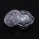 Sequins for the decor "Star Night", holographic, silver color