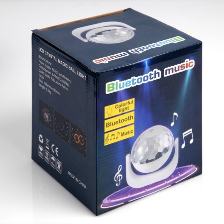 Light device "Karaoke" 20 cm, speaker, microphone, glow RGB, 5 V-11