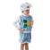 Carnival costume "Bunny", hat, sleeveless jacket, shorts, height 104-116 cm
