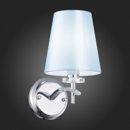 Wall lamp EVOLUCE. Sle105611-01. Permone. 1x40 watts, E14, 14x29 cm, color chromium-2