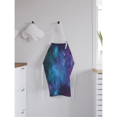 Apron of a kitchen with a photo print "Fascinating Dali", adjustable, size OS-1