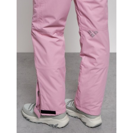 Semi -combinezone ski insulated female winter, size 44, pink color-16