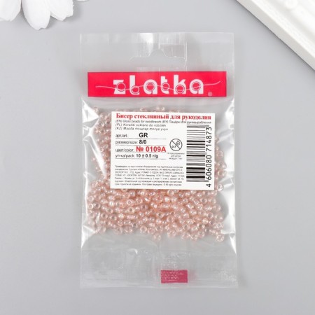 Beads "Zlatka" 08/0, 3 mm, 10 g 0109a St. Persian-2