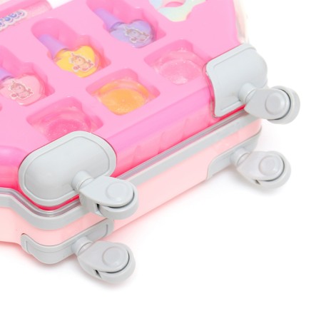A set of cosmetics for a girl "Housel on wheels", pink, with false nails-5