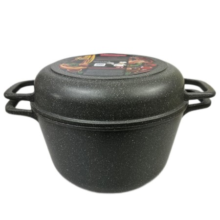 Kazan Panairo Sogretta, with a lid-chorod, cast aluminum, 5 liters-1