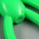 A toy for dogs "Monkey" with a squeak, 19.5 cm, silicone, green
