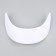 A cap for cap, bent, 5.5 × 19 cm, white color, price for 1 piece