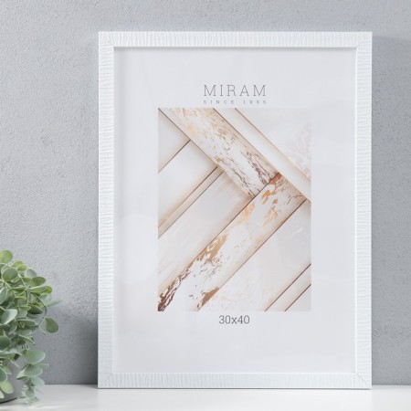 Photo frame Plastic "Mira" 30x40 cm, 641862-15 (plastic screen)