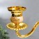 Summary Metal for 3 candles "rosary" gold, white enamel 36.5x31.5x12 cm