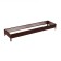 Glocked bed, 195 × 50 × 15 cm, brown, Greengo
