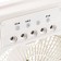 LOF-06 portable fan, with a moisturizer function, 3 speeds, USB power, white