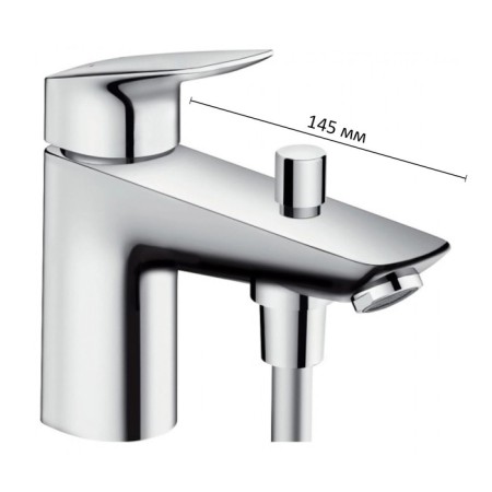 Hansgrohe Logis mixer on board the bath per 1 hole