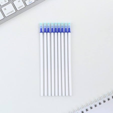PEL WRITE WAS ARE GELEVE WITH WITH AND ELECTIONS + 9pcs of rods “Magic in your hands”, blue paste, gel 0.5 mm-4