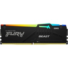 Память DDR5 32GB 5200MHz Kingston KF552C40BBA-32 Fury Beast Black RGB RTL Gaming PC5-41600   1065026