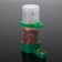 Drill/bird feeder 4 x 12 cm, 140 ml, green