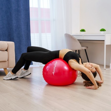Fitball ONLYTOP, D = 55 cm, 700 g, half mastery, Mix colors-5