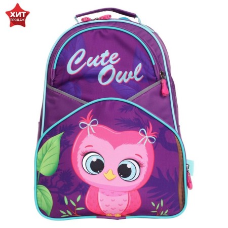 School backpack Calligrata "Owl", 37x26x13 cm-7