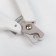 Smart animal clawers, with a file, LED flashlight and a claw container, on batteries