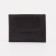 Building for bills with a metal holder, a department for cards, an outer pocket, brown color