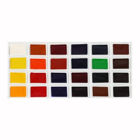 A watercolor art in cuvette, 24 colors x 2.5 ml, ZHK "Sonet", 3541139-5