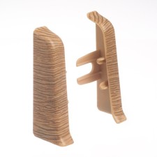 End (pair) for skirting boards 55mm 