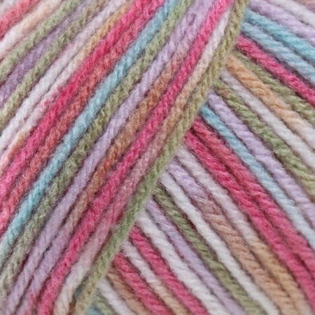 Yarn "Sweet Baby" 100% acrylic 300m/100g (911 raspberries-ASParagus)-2