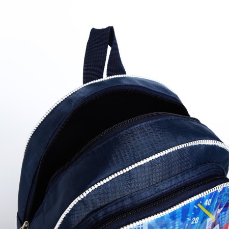 Baby backpack on lightning, blue color-7