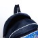 Baby backpack on lightning, blue color