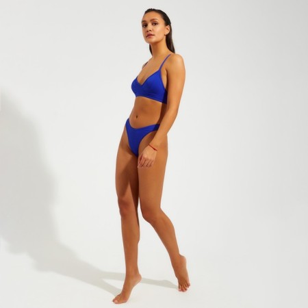 Swimsuit female separate minku color blue, size 48-4