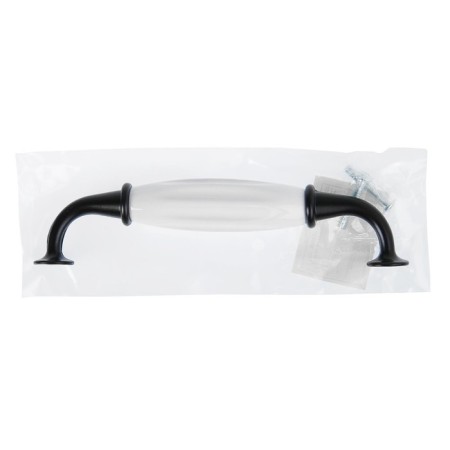 Stylish Ceramics 003, 128 mm bracket handle, black ceramic black-5