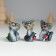 Polystone souvenir "Dark Forest Snake" mix 3.1x2.7x4.2 cm