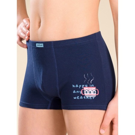 Panties for boys, height 92 cm, burgundy, red, dark blue color, 3 pcs-7