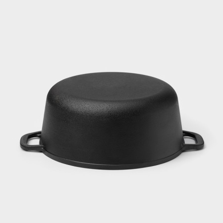 Cast iron pan Wild Kitchen, 3 l, shoulder blade and sponge in the kit-6
