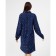 Shirt (shirt) female kaftan “peas”, blue color, size 40-42