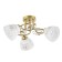 Elor chandelier 3he27 40W gold 58x26 cm